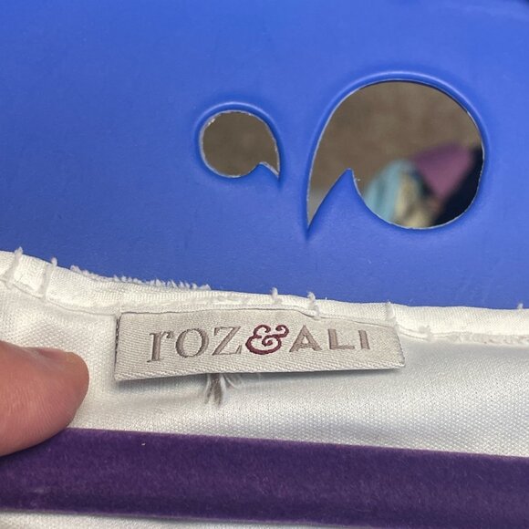 Roz & Ali Top Womens XLarge Beachy Coastal Swing Pullover Vacation Travel Tunic - Picture 10 of 15